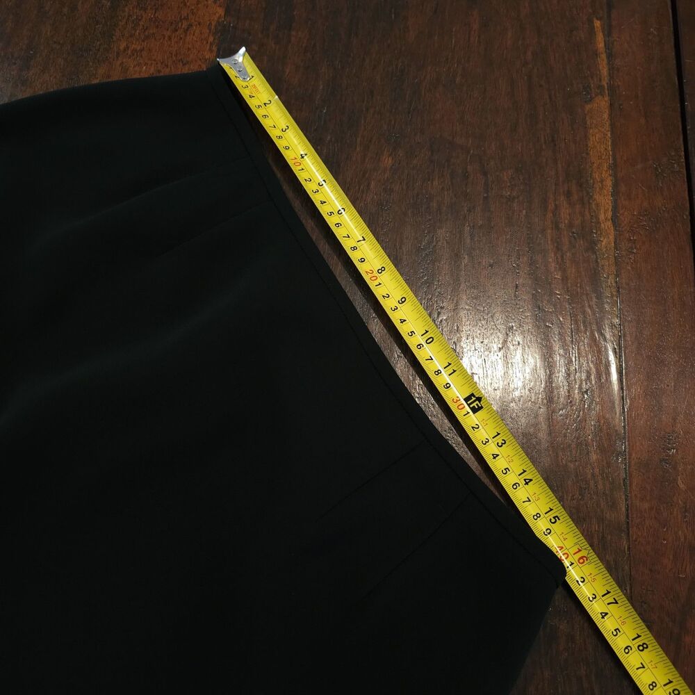 Women's Black Knee-Length Professional Skirt Careerwear Workwear Suiting Size 12 - Picture 4 of 8